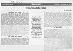Crónica literaria  [artículo] Ramón Riquelme.