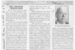 Dos chilenos-venezolanos  [artículo] Carlos René Ibacache I.