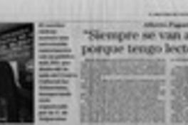 "Siempre se van a reír de mí porque tengo lectores de 17"  [artículo].