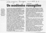 Un académico rancagüino  [artículo] Saúl Zúñiga Daza.