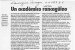Un académico rancagüino  [artículo] Saúl Zúñiga Daza.