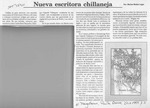 Nueva escritora chillaneja  [artículo] Marino Muñoz Lagos.