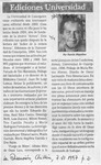Ediciones Universidad  [artículo] Ramón Riquelme.