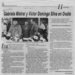 Gabriela Mistral y Víctor Domingo Silva en Ovalle  [artículo] Mario Banic Illanes.