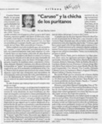 "Caruso" y la chicha de los puritanos  [artículo] Luis Sánchez Latorre.