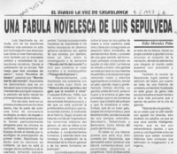 Una fábula novelesca de Luis Sepúlveda  [artículo] Edie Morales Piña.