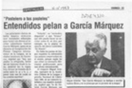Entendidos pelan a García Márquez  [artículo].