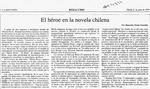 El héroe en la novela chilena  [artículo] Mauricio Ostria González.