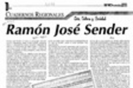Ramón José Sender  [artículo].