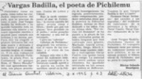 Vargas Badilla, el poeta de Pichilemu  [artículo] Héctor Orlando Henríquez.