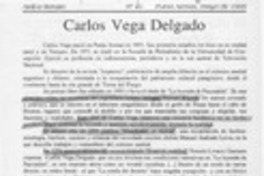 Carlos Vega Delgado  [artículo].