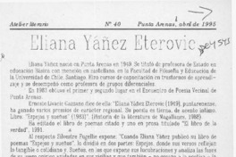 Eliana Yáñez Eterovic