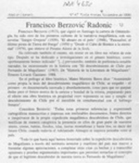 Francisco Berzovic Rádonic