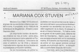 Mariana Cox Stuven  [artículo].