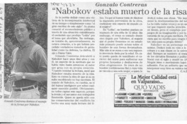 "Nabokov estaba muerto de la risa"  [artículo] C. A. D.