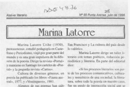 Marina Latorre  [artículo].