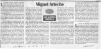 Miguel Arteche  [artículo] Luis Alberto Mansilla.