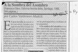 A la sombra del asombro  [artículo] Carlos Valdivieso Ahnfelt.