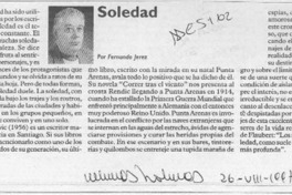 Soledad  [artículo] Fernando Jerez.