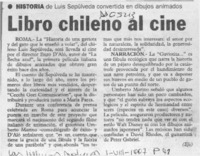 Libro chileno al cine  [artículo].