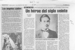 Un héroe del siglo veinte  [artículo] Elisa Cárdenas.