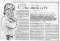 Un humanista de fe  [artículo] Juan de Dios Vial Larraín.