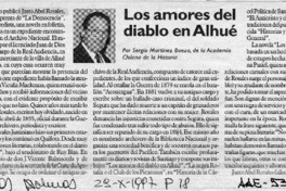 Los amores del diablo en Alhué  [artículo] Sergio Martínez Baeza.