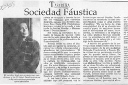 Sociedad fáustica  [artículo] Carolina Andonie Dracos.