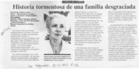 Historia tormentosa de una familia desgraciada  [artículo] Pedro Labra.