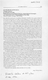 San Felipe de Aconcagua  [artículo] Sergio Martínez Baeza.