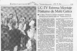 UC-TV estrena montaje póstumo de Malú Gatica