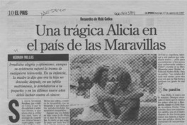 Una trágica Alicia en el país de las maravillas  [artículo] Hernán Millas.