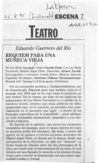 Réquiem para una muñeca vieja  [artículo] Eduardo Guerrero del Río.