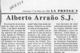 Alberto Arraño Acevedo, S.J.