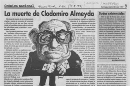 La Muerte de Clodomiro Almeyda
