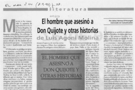 El hombre que asesinó a Don Quijote y otras historias  [artículo] Jaime Herrera D'Arcangeli.