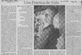 Una práctica de vida  [artículo] José Miguel Izquierdo S.