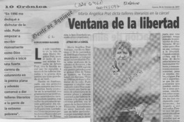 Ventana de la libertad  [artículo] Patricio Riveros Olavarría.