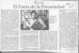 El poeta de la precariedad  [artículo] Carolina Andonie Dracos.