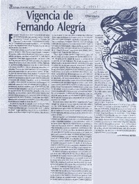 Vigencia de Fernando Alegría
