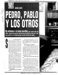 Pedro, Pablo y los otros  [artículo] Antonio Martínez.