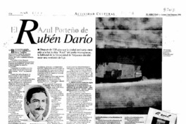 El azul porteño de Rubén Darío  [artículo] Alejandra Valle Salinas.