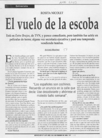 El vuelo de la escoba  [artículo] Antonio Martínez.