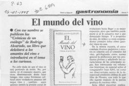 El mundo del vino  [artículo] Yin y Yang.