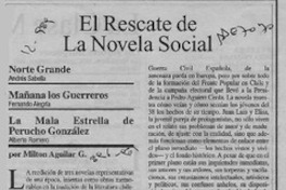 El rescate de la novela social  [artículo] Milton Aguilar G.