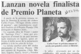 Lanzan novela finalista de Premio Planeta  [artículo].