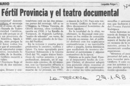 Chile, fértil provincia  [artículo] Leopoldo Pulgar I.