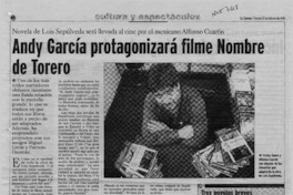 Andy García protagonizará filme nombre de Torero