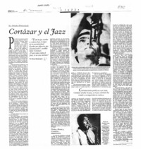 Cortázar y el jazz  [artículo] Oscar Bustamante.