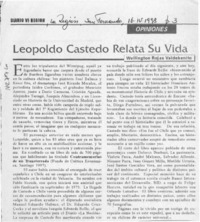 Leopoldo Castedo relata su vida  [artículo] Wellington Rojas Valdebenito.